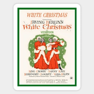 White Christmas 1954 Sticker